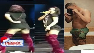 becky g pasa verguenza en publico¡ Bad Bunny foto caliente¡ [upl. by Gawlas]