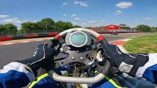 First run in a KZ shifter kart at Whilton Mill [upl. by Derina]