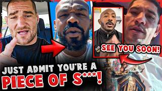 Sean Strickland GOES OFF on quotPIECE OF Squot Jon Jones Khalil Rountree MESSAGE Alex Pereira [upl. by Netram]