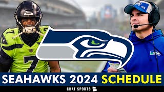 🚨 LEAKED Seattle Seahawks 2024 Schedule Opponents amp Instant Analysis  NFL Schedule Release [upl. by Niuq188]