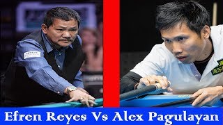 Match Of Two Filipino Players Efren Reyes Vs Alex Pagulayan [upl. by Arianie]