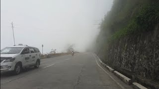 BAGUIO CITY ZERO VISIBILITY VIRTUAL DRIVING IRISAN AND ASIN ROAD [upl. by Arnie]