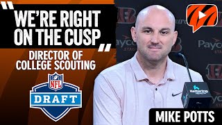 Bengals Director of College Scouting Mike Potts on 2024 NFL Draft Talent [upl. by Kai68]