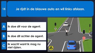 rijbewijs theorie examen belgie 2024 [upl. by Yemorej900]