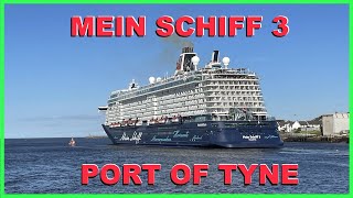 Cruise Ship Mein Schiff 3  Port of Tyne Newcastle  June 2024 [upl. by Reilamag]