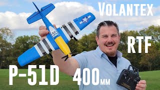 Volantex  P51D V2  400mm RTF  Unbox amp Maiden Flight [upl. by Sneed]