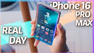 iPhone 16 Pro Max  Real Day in the Life Review [upl. by Marys]