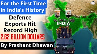 For the First Time in Indian History Defence Export Hits 262 Billion Dollars  Prashant Dhawan [upl. by Victorie638]