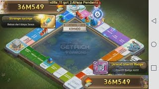 LINE LETS GET RICH Arena Pendant Event Gameplay LGR INDO [upl. by Nonnahs]