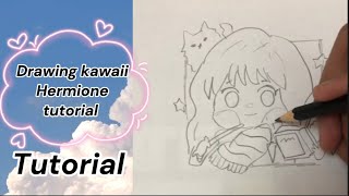 Tutorial on how to draw Hermione 💖✨💞SimplyEshal [upl. by Gnas828]