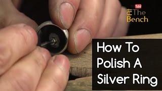 How To Polish A Silver Ring  Making a Silver Ring  Making Your Own Jewellery [upl. by Enoitna]