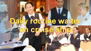 Position overview waitertraining waiter on cruise ship [upl. by Hester]