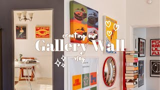 gallery wall vlog ⭐️ [upl. by Ybab]