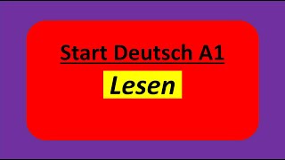 A1 Lesen  Start Deutsch A1 Lesen Modelltest mit Lösung am Ende  Vid  76 [upl. by Anileuqcaj407]