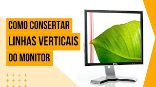 Como concertar monitor LCD com listras na tela  2020 [upl. by Abbie]