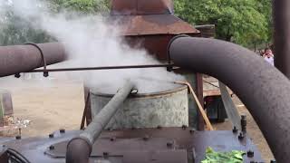 1912 Rumley Oil Pull Operating Demo [upl. by Ahsinev]