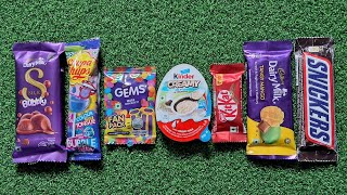 Snickers vs Dairy milk bubbly vs KitKat vs Gems vs Dairy milk mango 🍫 🥭 KitKat vs center fresh [upl. by Calabrese]