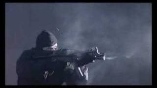 Andy McNab firing an MP5 [upl. by Leftwich43]