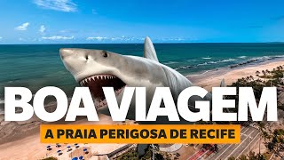 NUNCA ENTRE NA ÁGUA DESSA PRAIA Conheça a Praia de Boa Viagem em Recife [upl. by Norraf]