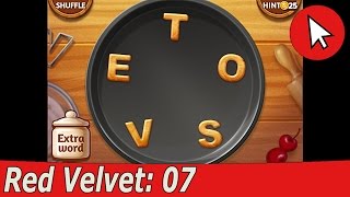 Word Cookies Red Velvet 7 Answers Guide [upl. by Gianni]