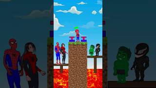 help spiderman save his parents and friends spiderman JOKER hulk superheroes [upl. by Kee712]