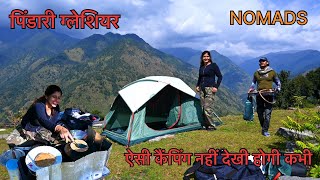 Camping near pindari glacier  cooking relaxing  Bageshwar  trekking  khati  NOMADS IN LOVE 😍 [upl. by Enelyw638]