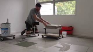 Racatac in Action laying tiles [upl. by Leonanie920]