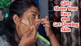 Women Face Shaving Is It Ok To Women Shave Their Face [upl. by Chapel]