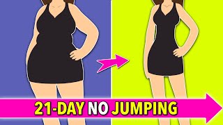 21Day Weight Loss Home Workout without JUMPING [upl. by Tennes]