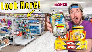 HURRY Found Kohls SECRET Clearance Pokemon Cards [upl. by Nodearb]