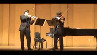 Ysaÿe  Sonata for two violins complete  Filip FenrychNathan Olson [upl. by Ioves83]