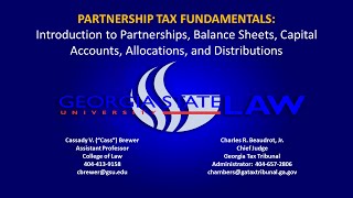 Introduction to Partnership Taxation and Fundamental Concepts [upl. by Notwen]