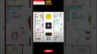 3BHK DUPLEX HOUSE DESIGN 120 SQ YARD 18X60SFT 3bhkduplexvillas NEWDUPLEXHOUSEDESIGN smallduplex [upl. by Cleave]