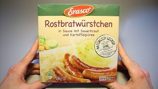 Erasco Rostbratwürstchen Microwave Meal Review [upl. by Breech]