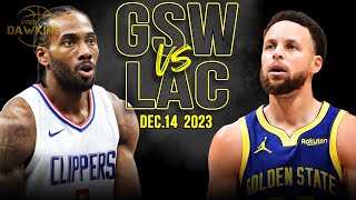 Golden State Warriors vs Los Angeles Clippers Full Game Highlights  December 14 2023  FreeDawkins [upl. by Timmi]