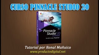 Introduccion al Curso Pinnacle Studio 20 Tutorial paso a paso [upl. by Nadabas]