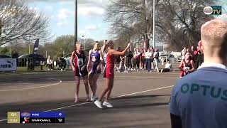 GippslandFNLNetball SemiFinalMoevsWarragul [upl. by Meredithe287]