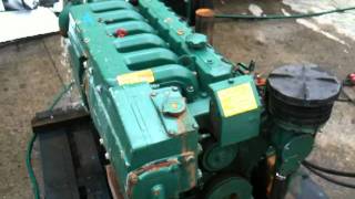 Volvo Penta AQAD 40 165hp running [upl. by Feldman]