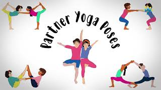 Fun Partner Yoga Poses for Kids  Yoga for Children  Yoga Guppy [upl. by Eneladgam]