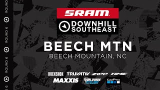 Race Replay Round 6 Beech Mountain NC Downhill Southeast 2022 [upl. by Emelin614]