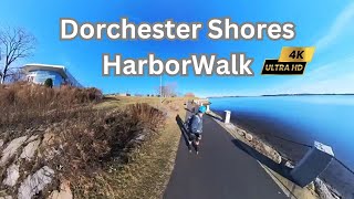 Rollerblading Bostons Dorchester Shores  HarborWalk 4x Speed [upl. by Fogel]