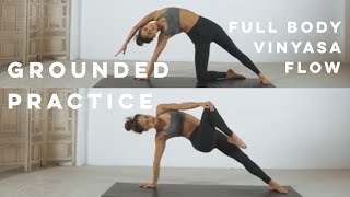 GROUNDED FULL BODY VINYASA FLOW  50 MINS MULTILEVEL with ABSMO 2021 [upl. by Byron]