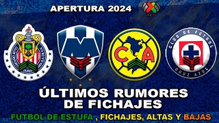 ✅ ÚLTIMOS FICHAJES Y RUMORES LIGA MX AP2024  ZENDEJAS AL CRUZ AZUL CORTIZO A CHIVAS ALTA DEL AME [upl. by Janenna]