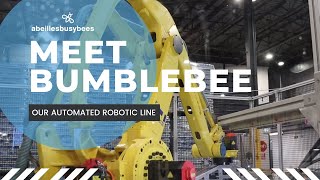 Meet Bumblebee  Automated Robotic production line  Abeilles Busy Bees [upl. by Naes]