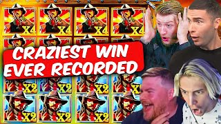 CRAZIEST CASINO WINS OF ALL TIME Top 10 Ayezee xQc Juicy Slots Roshtein [upl. by Joachim299]