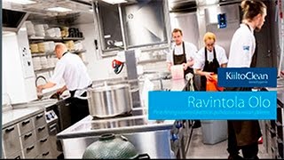 Ravintola Olo  ravintolakeittiön puhdistus lounaan jälkeen [upl. by Py89]