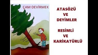 ATASÖZÜ VE DEYİMLERKARİKATÜR VE RESİMLİ [upl. by Ecyarg]