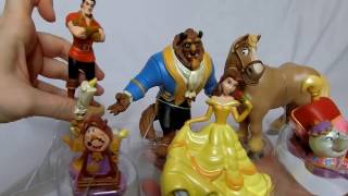 Disney Store Beauty and the Beast Figurine Play Set Review [upl. by Sina732]