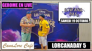 GEROME EN LIVE au Lorcana Challenge Bologne  LORCANA DAY 5  CanaLore Café [upl. by Can]