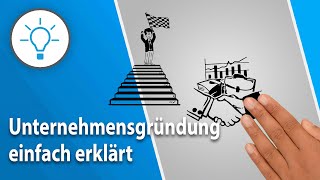 Unternehmensgründung einfach erklärt explain it simple  Erklärvideo [upl. by Drofkcor]